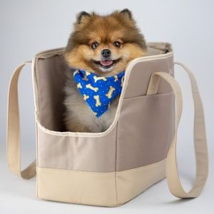 Oskar&Friends pet tote bag in Taupe (used condition)